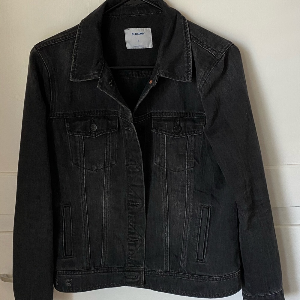 Black Denim Jacket M